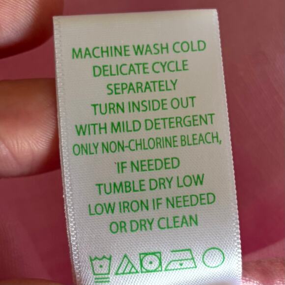 Lily Pulitzer Bekah Lenin Top Medium Pink 3/4 Bell Sleeve Ruffle Preppy Girly - Picture 11 of 11